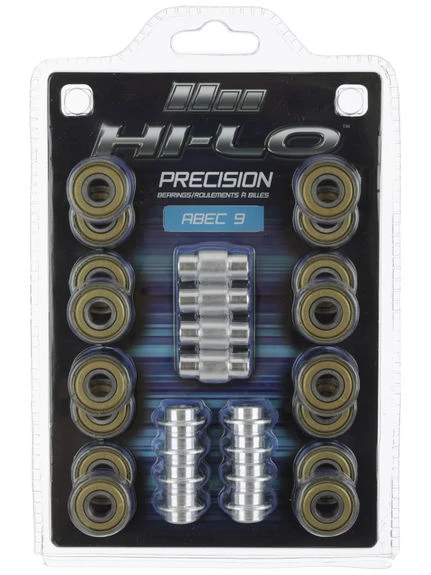 Kit Roulements Mission Abec 9 + Entretoises 1 Kit Roulements Mission Abec 9 + Entretoises