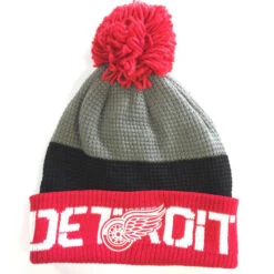 Bonnet NHL Detroit Red Wings Pompon